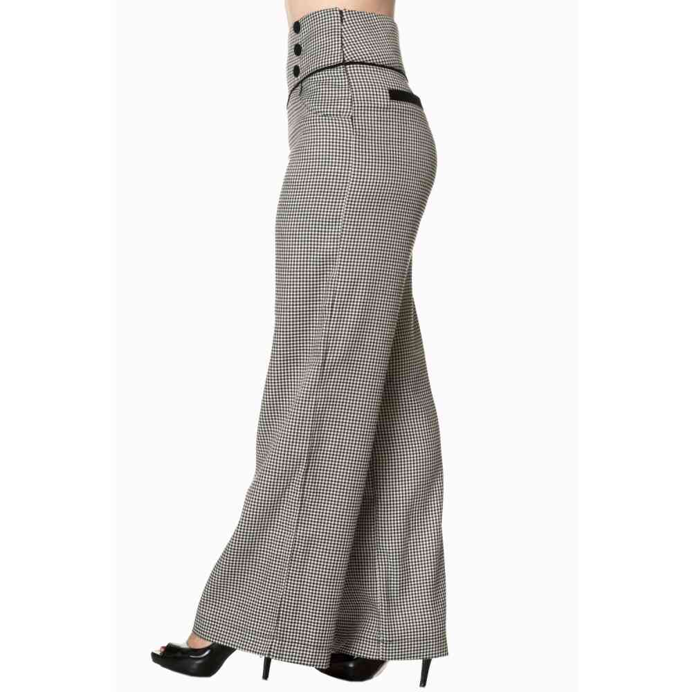 Dancing Days - SWEPT OFF HER FEET Wide leg trousers - Black